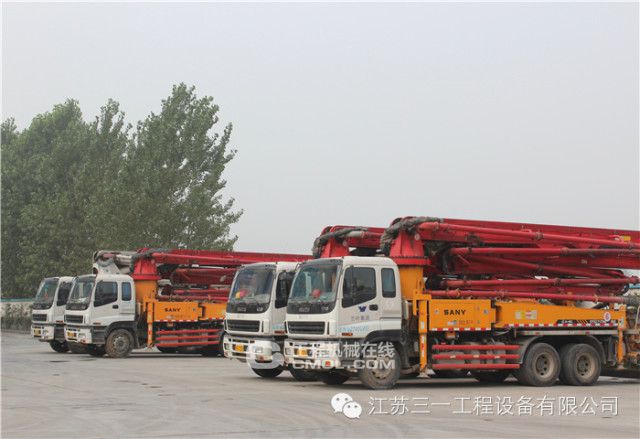 三一LNG天然氣攪拌車(chē)完美交付，助力蘭葉建設(shè)綠色施工